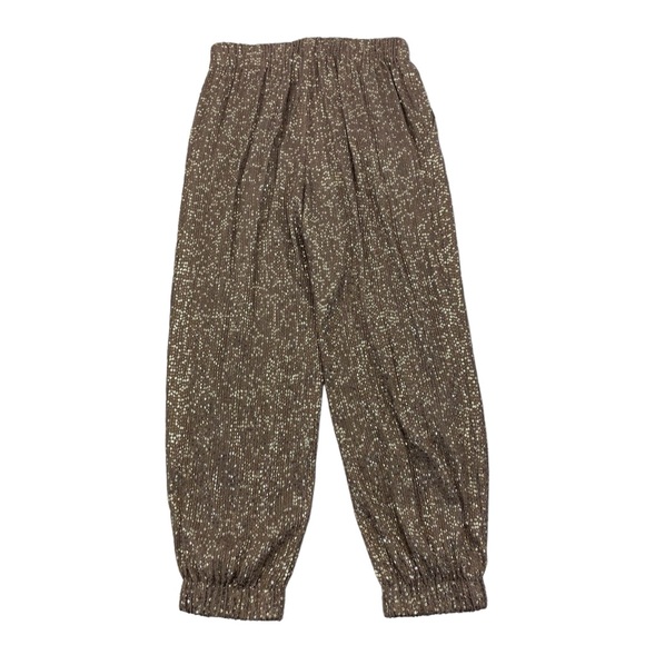 St. John Couture Pants Silk 6 Taupe - Picture 3 of 12